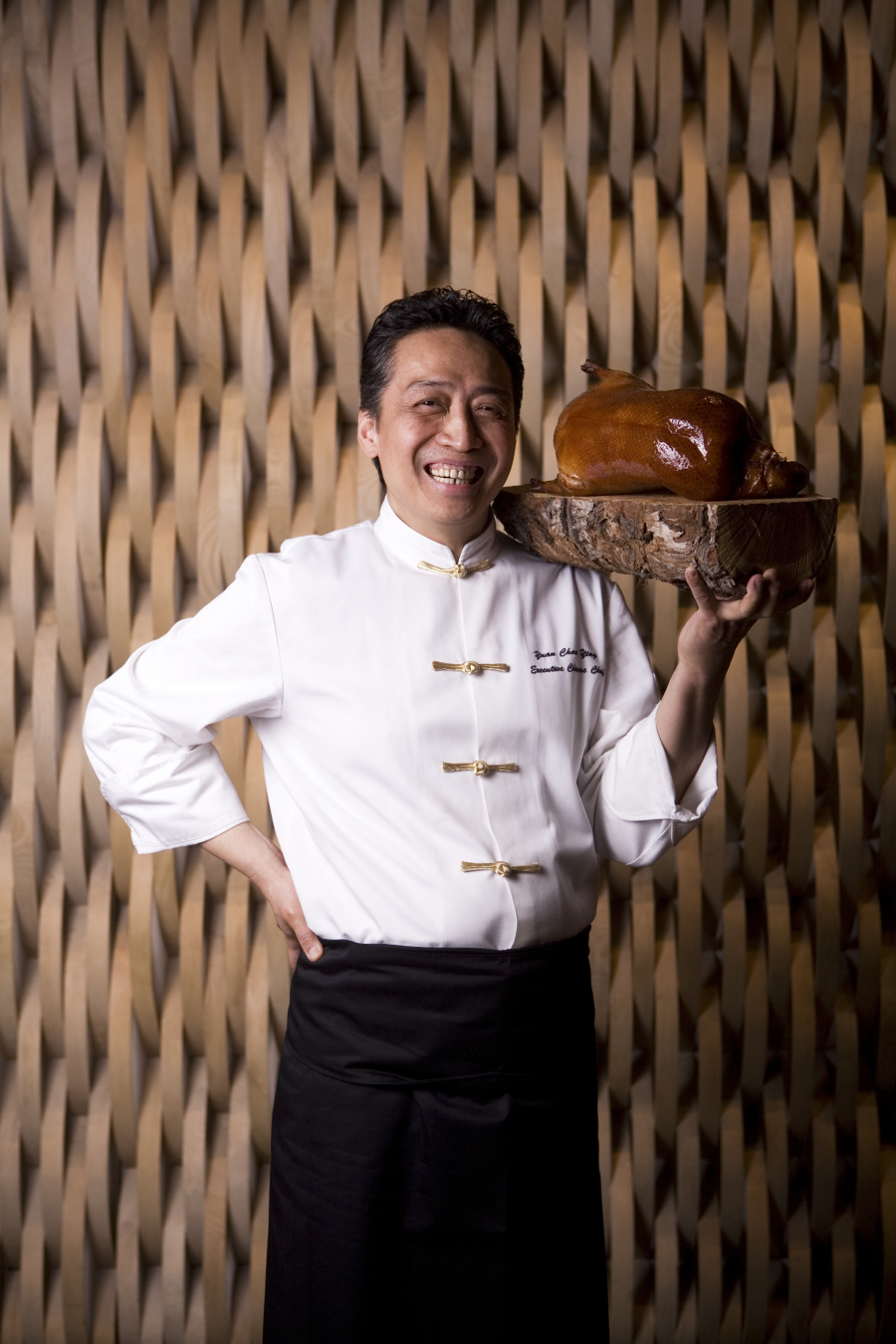 Chef Yuan and duck