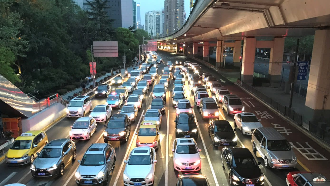 Rush hour in Shanghai. Suzuki struggled to grow in a market increasingly focused on SUVs