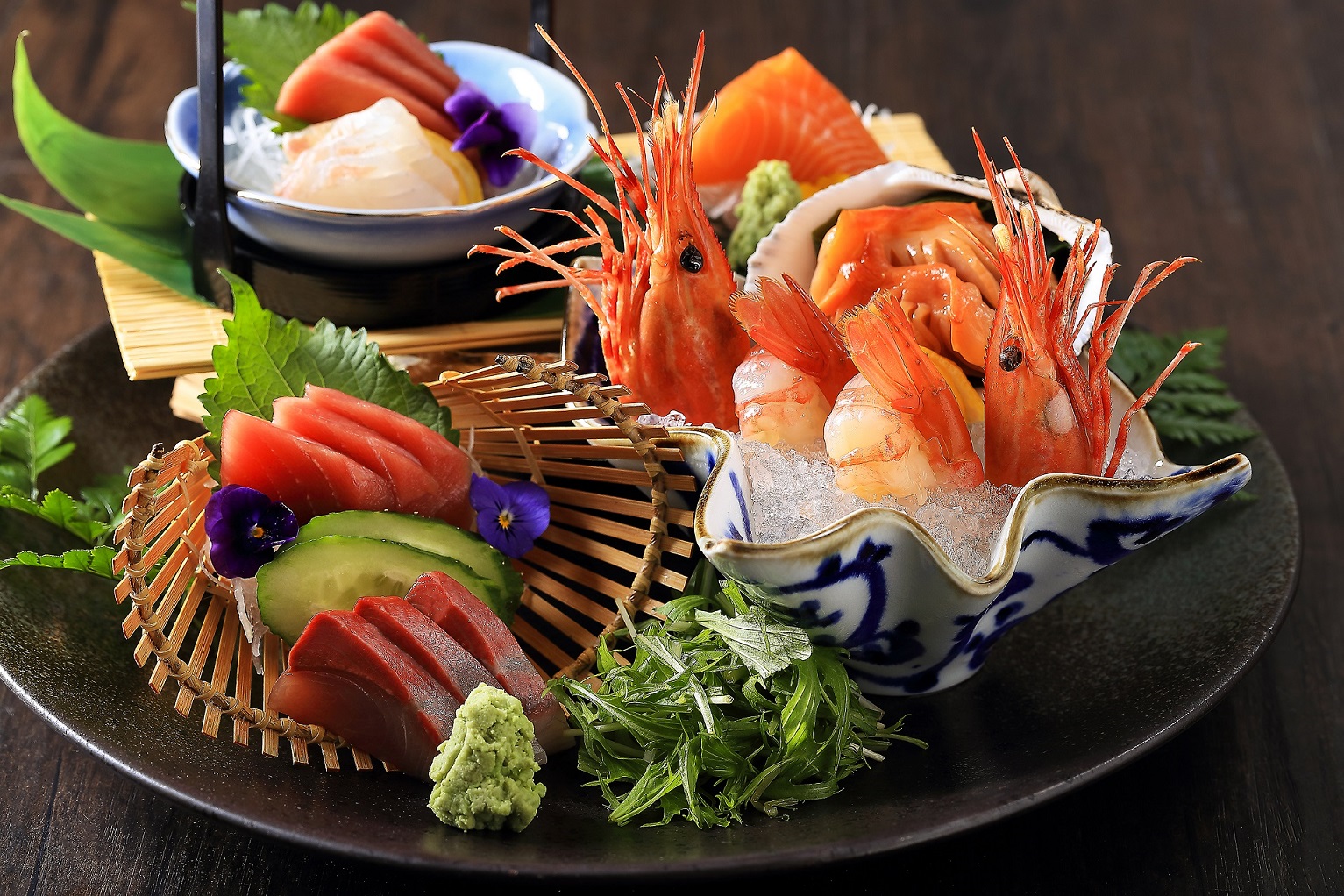 特选什锦生鱼片 Assortment of Deluxe Sashimi