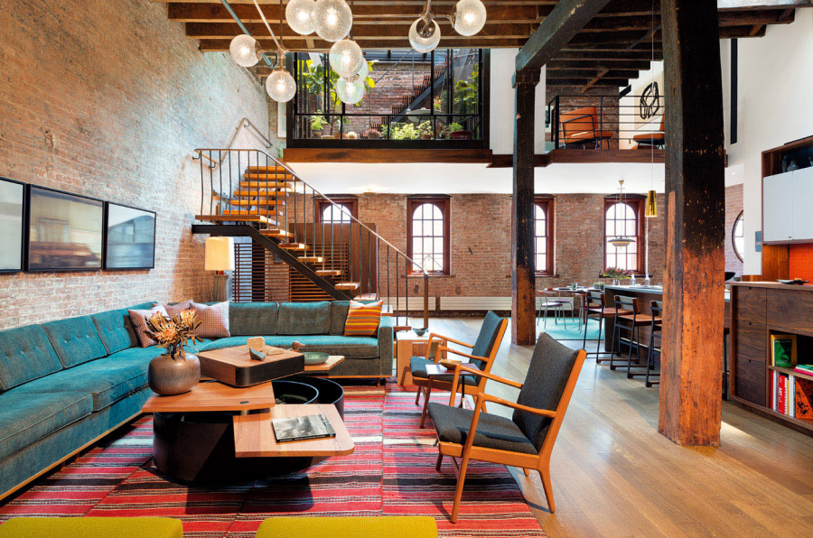 1 enjoyable design industrial loft apartment 16 industrial loft in tribeca with retractable glass roof