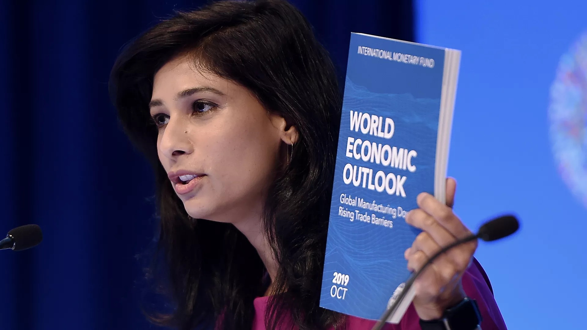 Gita Gopinath chief economist and director of the Research Department at the International Monetary Fund